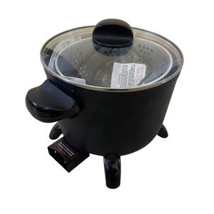 Presto Kitchen Kettle Multi-Cooker Steamer Black 06000 Nonstick Electric Pot